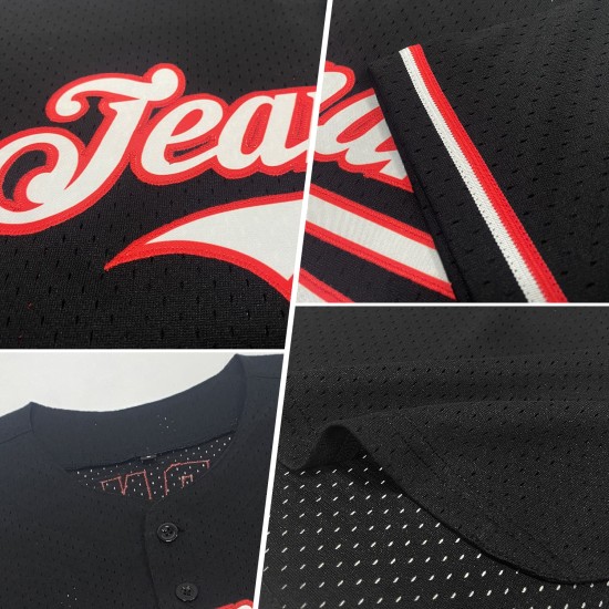 Maillot de baseball authentique en maille grise et noire Maillot de baseball authentique en maille grise et noire